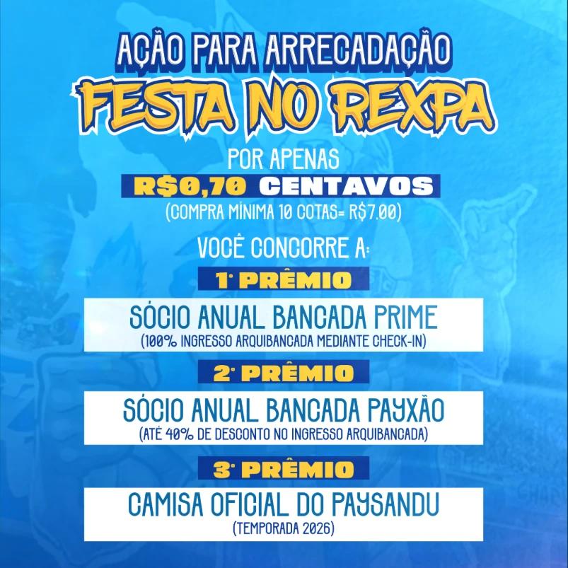 AÇÃO PARA ARRECADAÇÃO FESTA NA FINAL AÇÃO PARA ARRECADAÇÃO FESTA NA FINAL