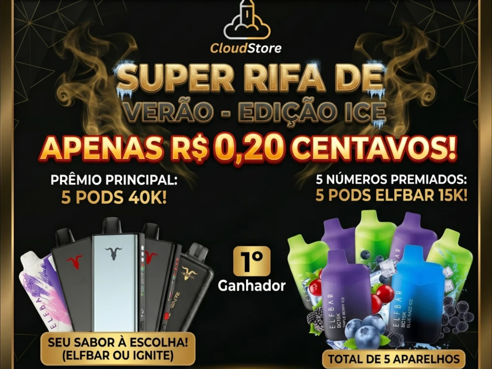 SUPER RIFA DE VERAO!!! 10 VENCEDORES SUPER RIFA DE VERAO!!! 10 VENCEDORES