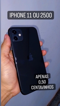 iPhone 11 64g ou valor do aparelho 2.500 no pix 