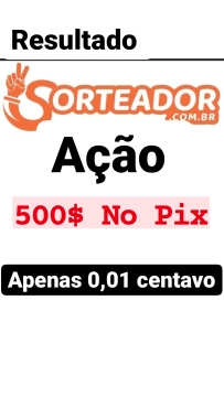 1 edição 500 no pix