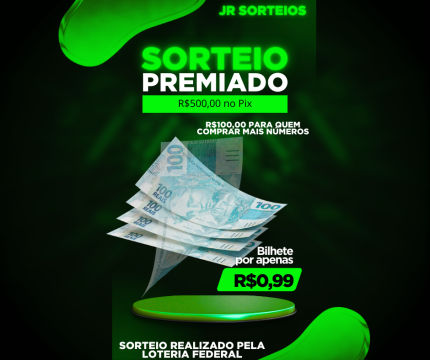 500 reais no PIX!