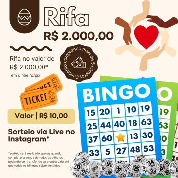 Rifa Solidária- R$2.000,00