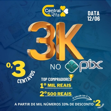 3000,00 mil reais no pix 