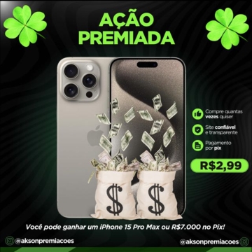 IPHONE 15 PRO MAX OU 7 MIL NO PIX