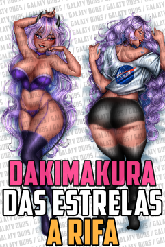 DAKIMAKURA AUTOGRAFADO DA GALATY + CARTINHA PERSONALIZADA 