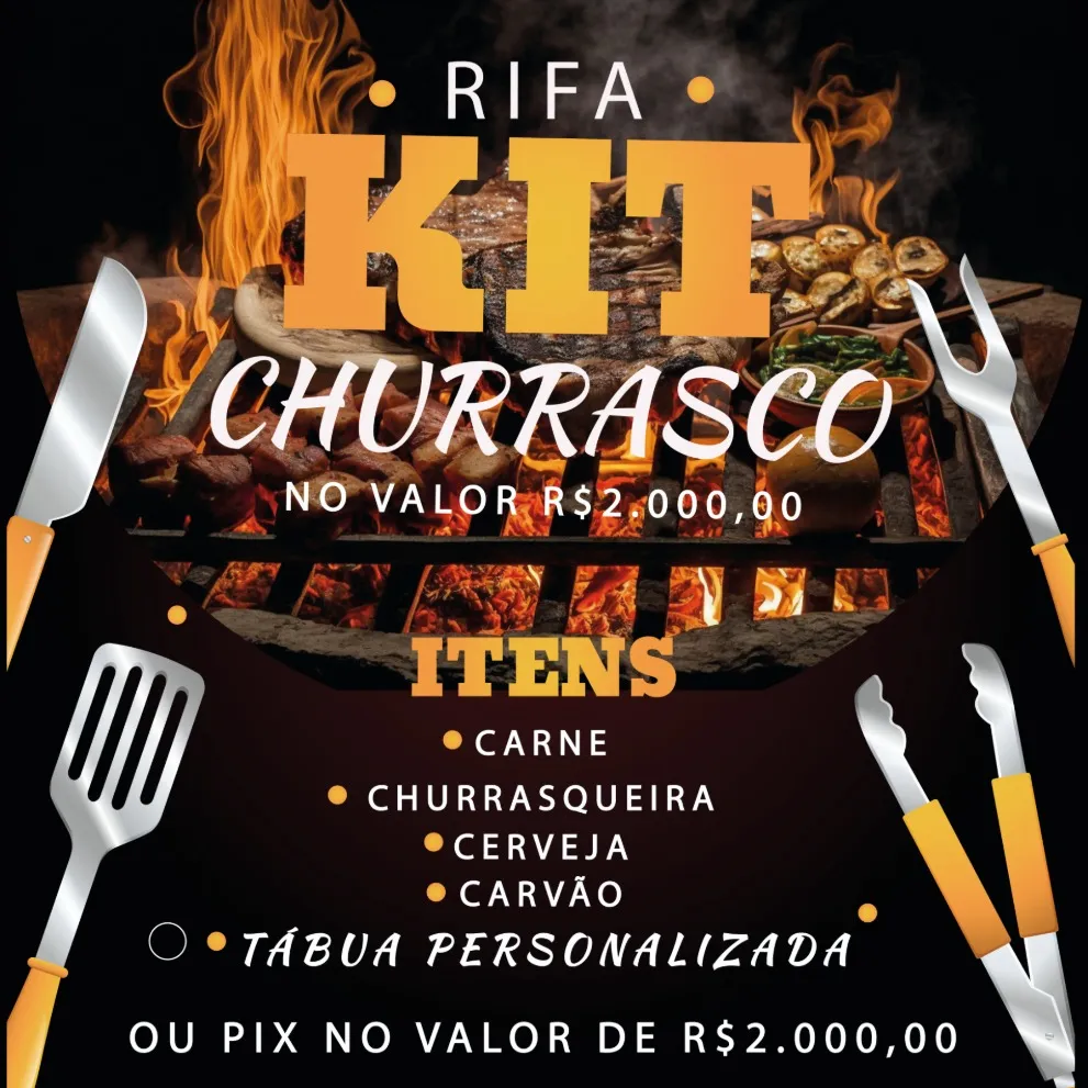 Kit churrasco R$ 2000 ou Valor correspondente